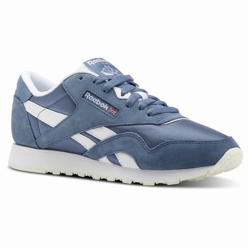 Tenisi Reebok Classic Nylon Dama Albastri/Albi Romania JG7892OH